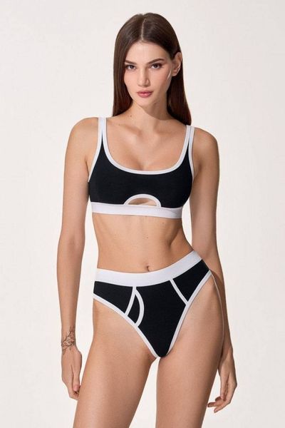 Стрінги EVISON XS black/milk 2028 2028 фото