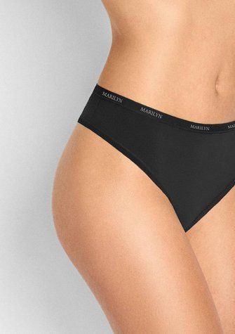 Стрінги MARILYN 02 string black S 1784 1784 фото