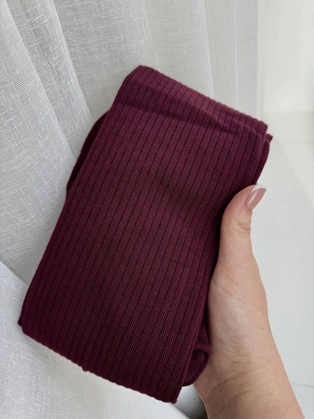 siela rib cottone 300 den burgundy 4 1649 1649 фото