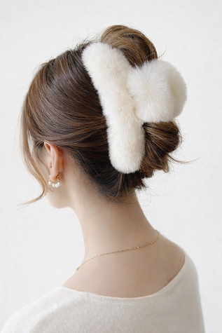 Заколка BUNNY (11,5 см) молочна 1715 1715 фото