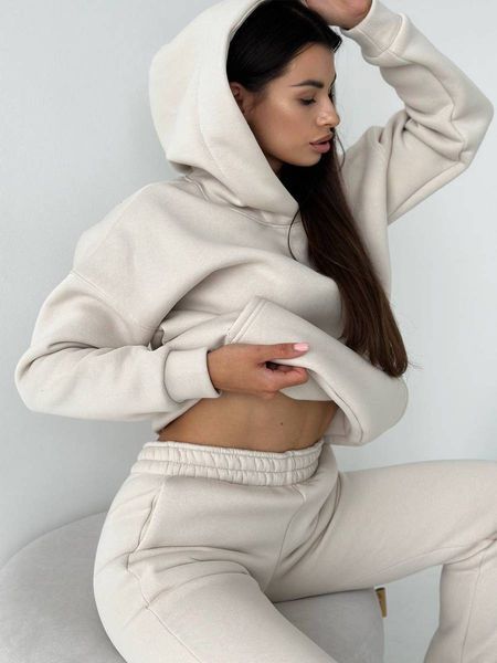 спортивний костюм на флісі беж XXL 1056 1056 фото